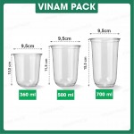 Ly PP đáy bầu 500ml